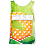 Hoppla Jackal Caddy Bib with PVC Name Sleeve-White