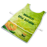 Hoppla Jackal Caddy Bib with PVC Name Sleeve-White SOLID WHITE
