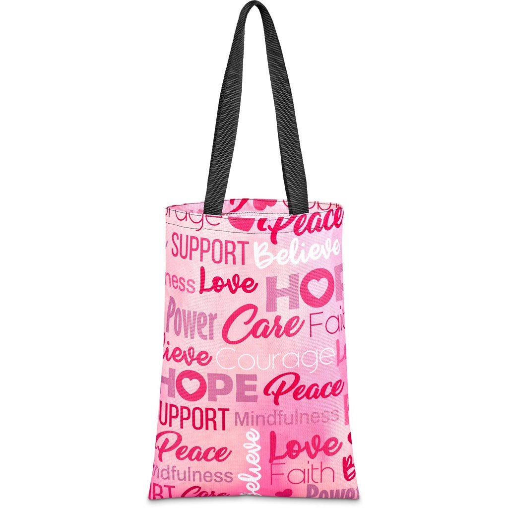Pre-Printed Sample Hoppla Eden Recycled PET Stitch-Bond Shopper