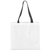 Pre-Printed Sample Hoppla Footloose RPET Stitch-Bond Shopper BLACK