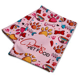 Pre-Printed Sample Hoppla Nala Polyester Pet Blanket SOLID WHITE