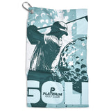 Pre-Printed Sample Hoppla Clubhouse Golf Towel - Single Sided Branding