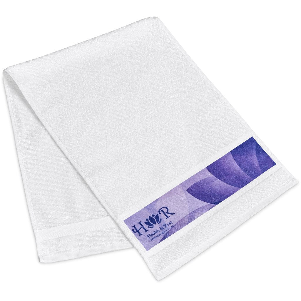 Eva & Elm Aldrin Sports & Hand Sublimation Towel SOLID WHITE