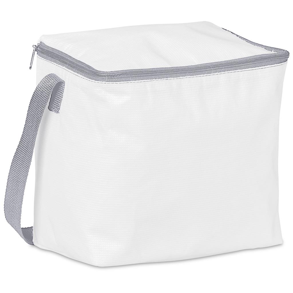 Pre-Production Sample Hoppla Quebec Recycled PET Stitch-Bond 12 Can Cooler