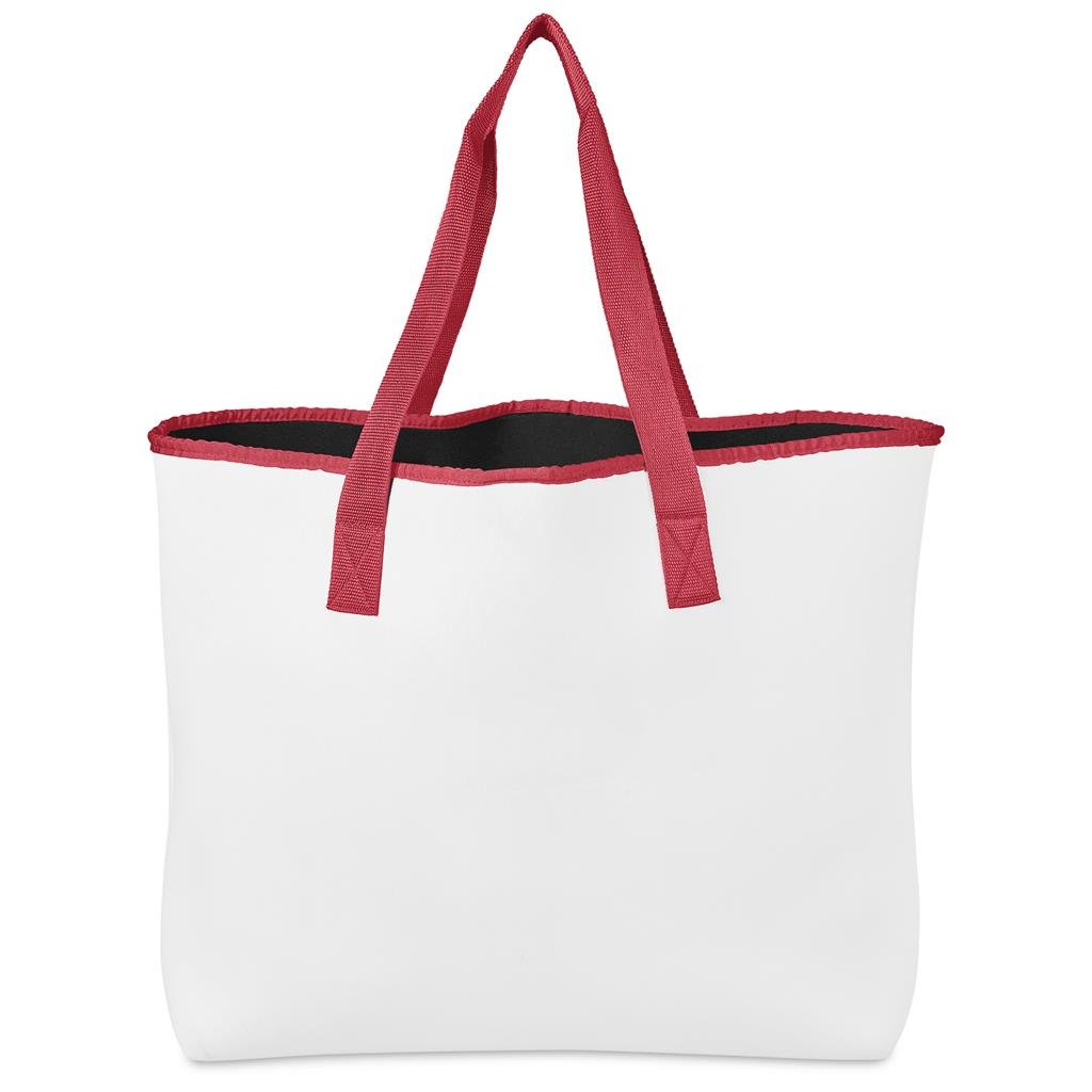 Pre-Production Sample Hoppla Boulders Neoprene Beach Bag RED