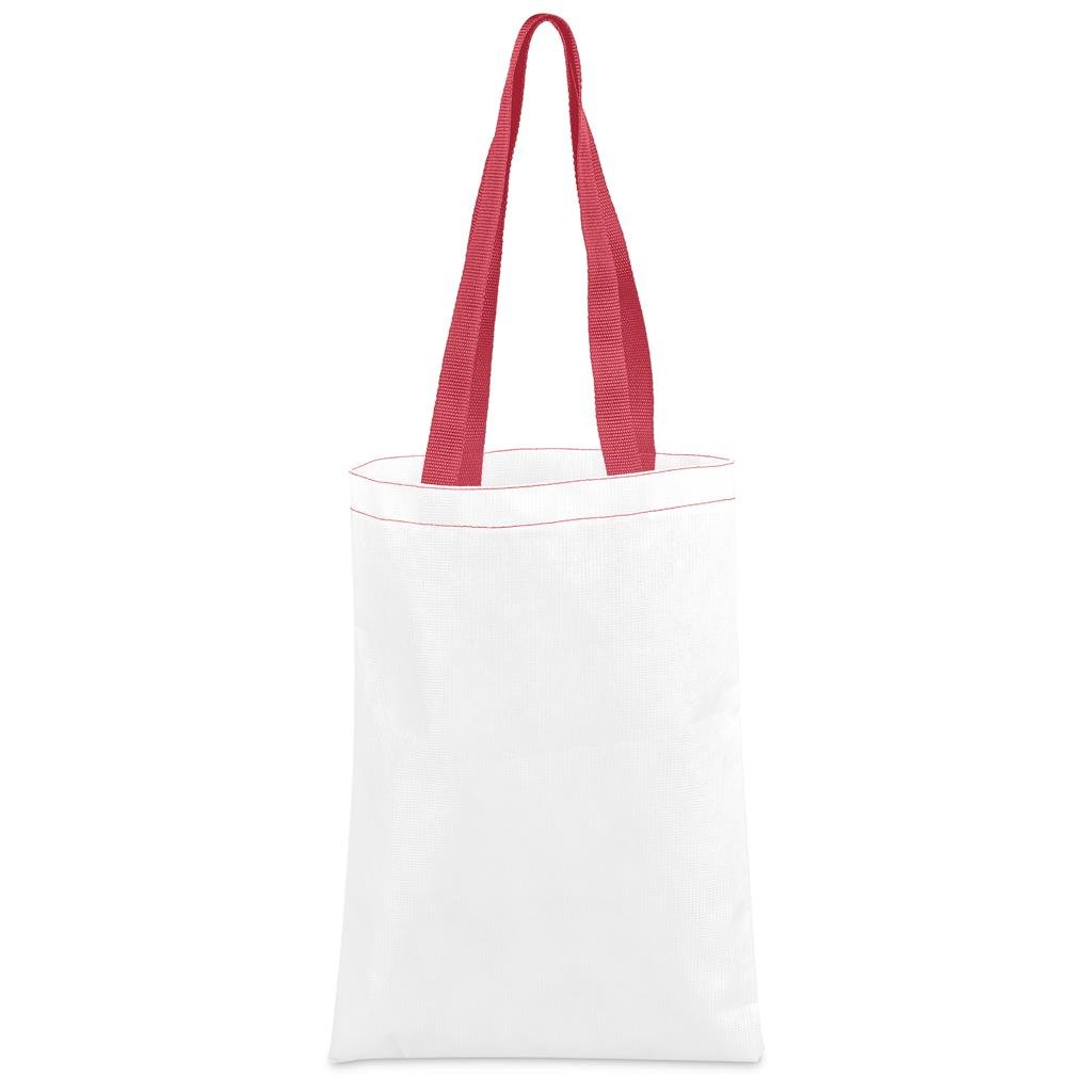 Pre-Production Sample Hoppla Eden Recycled PET Stitch-Bond Shopper RED