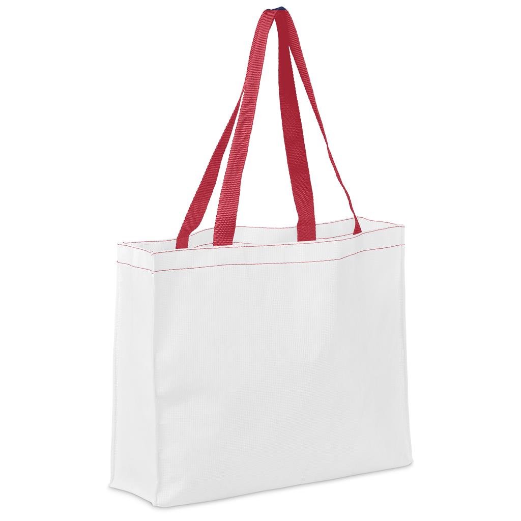 Pre-Production Sample Hoppla Menlyn Recycled PET Stitch-Bond Shopper