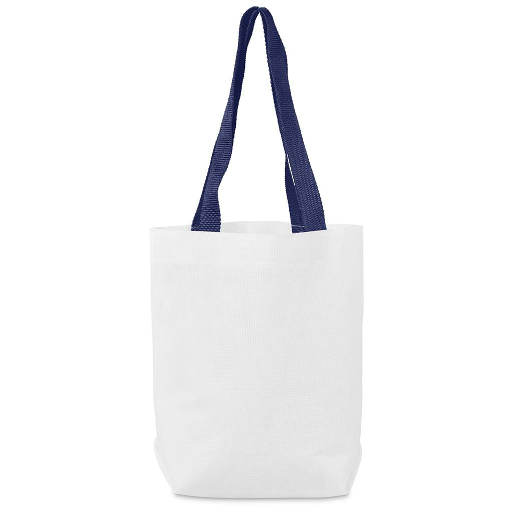 Pre-Production Sample Hoppla Bayside Recycled PET Stitch-Bond Shopper NAVY