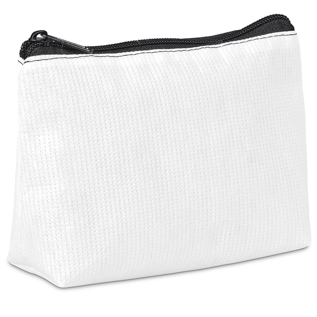 Pre-Production Sample Hoppla Recycled PET Stitch-Bond Mini Toiletry Bag