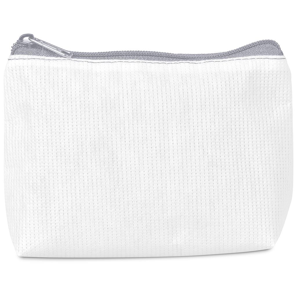 Pre-Production Sample Hoppla Recycled PET Stitch-Bond Mini Toiletry Bag GREY