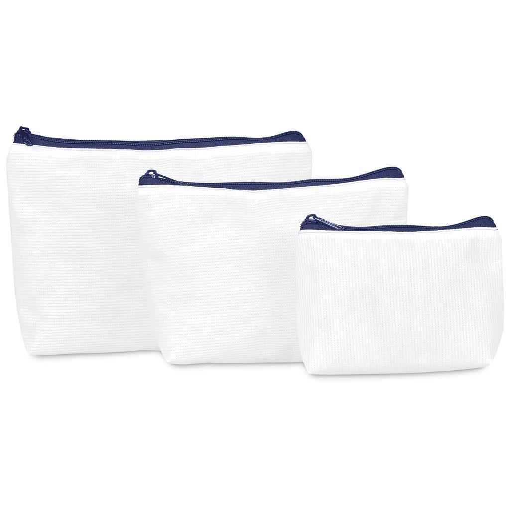 Pre-Production Sample Hoppla Recycled PET Stitch-Bond Mini Toiletry Bag