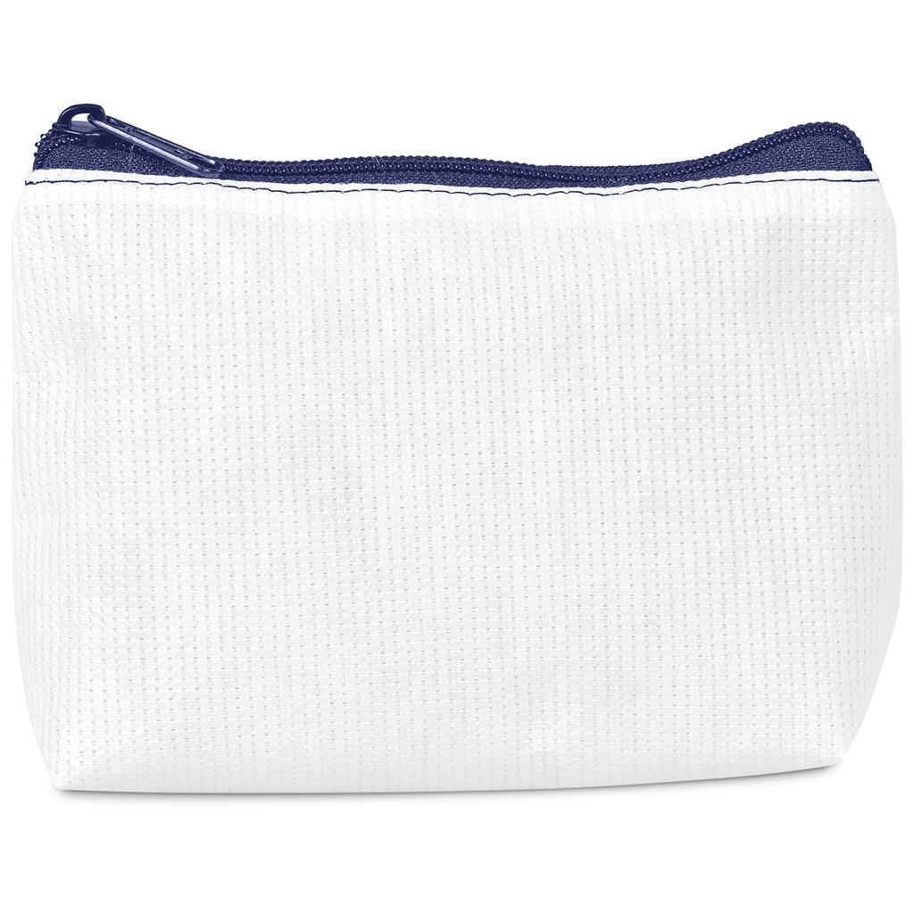 Pre-Production Sample Hoppla Recycled PET Stitch-Bond Mini Toiletry Bag NAVY