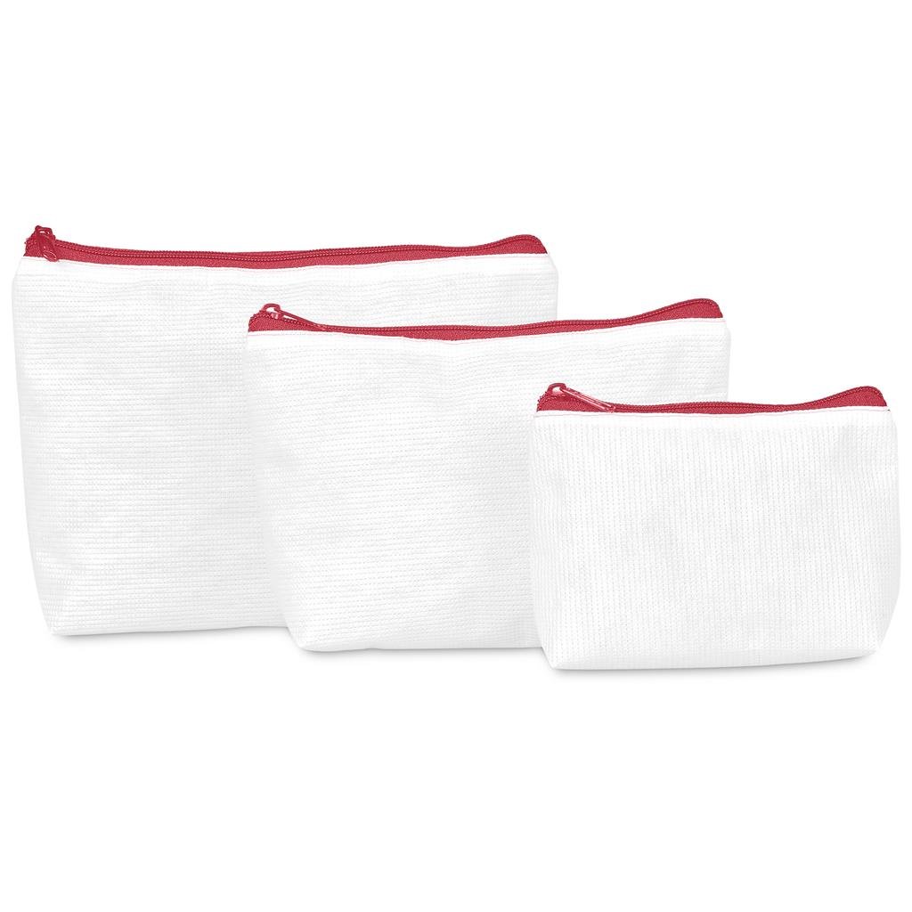 Pre-Production Sample Hoppla Recycled PET Stitch-Bond Mini Toiletry Bag