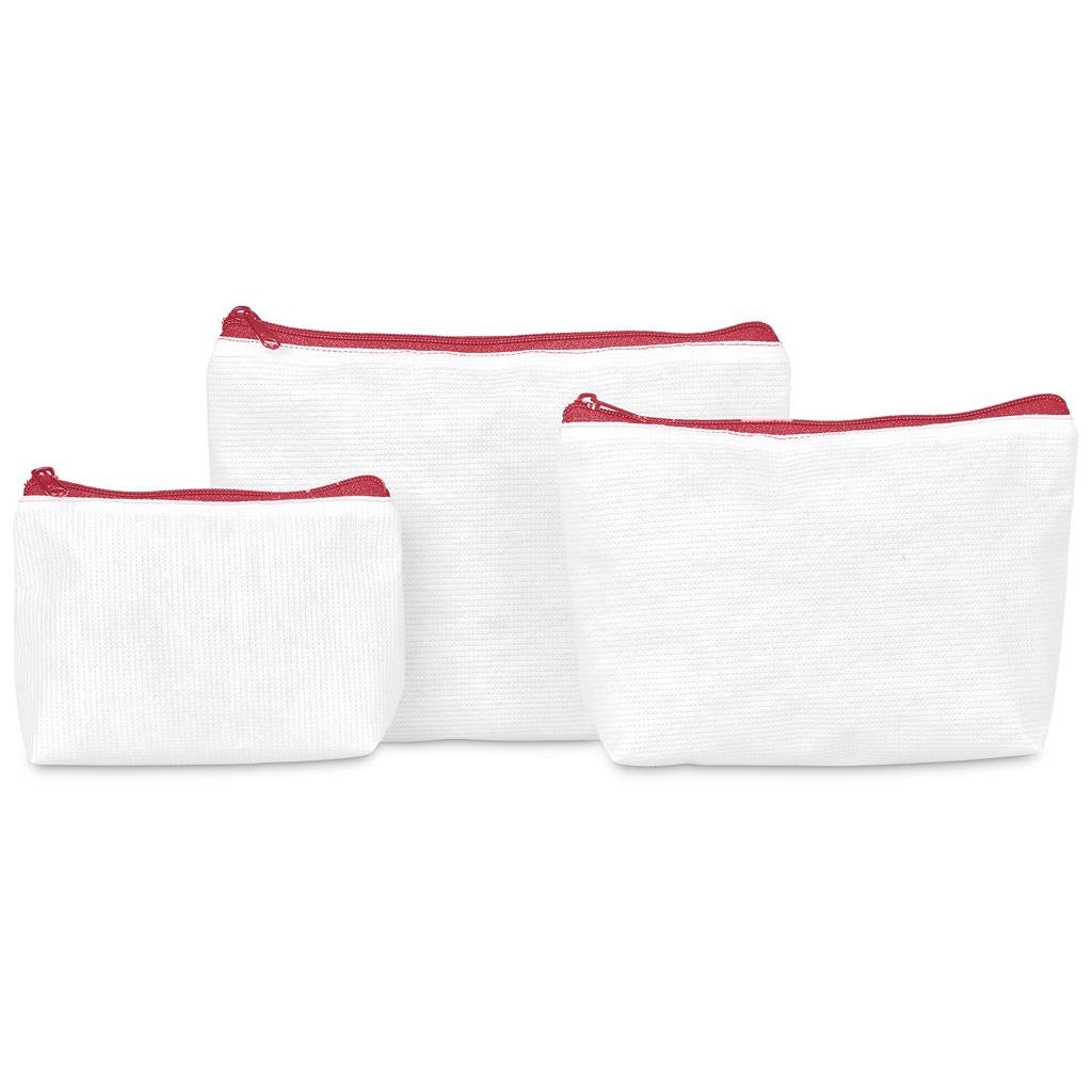 Pre-Production Sample Hoppla Recycled PET Stitch-Bond Mini Toiletry Bag