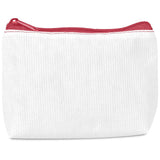 Pre-Production Sample Hoppla Recycled PET Stitch-Bond Mini Toiletry Bag RED