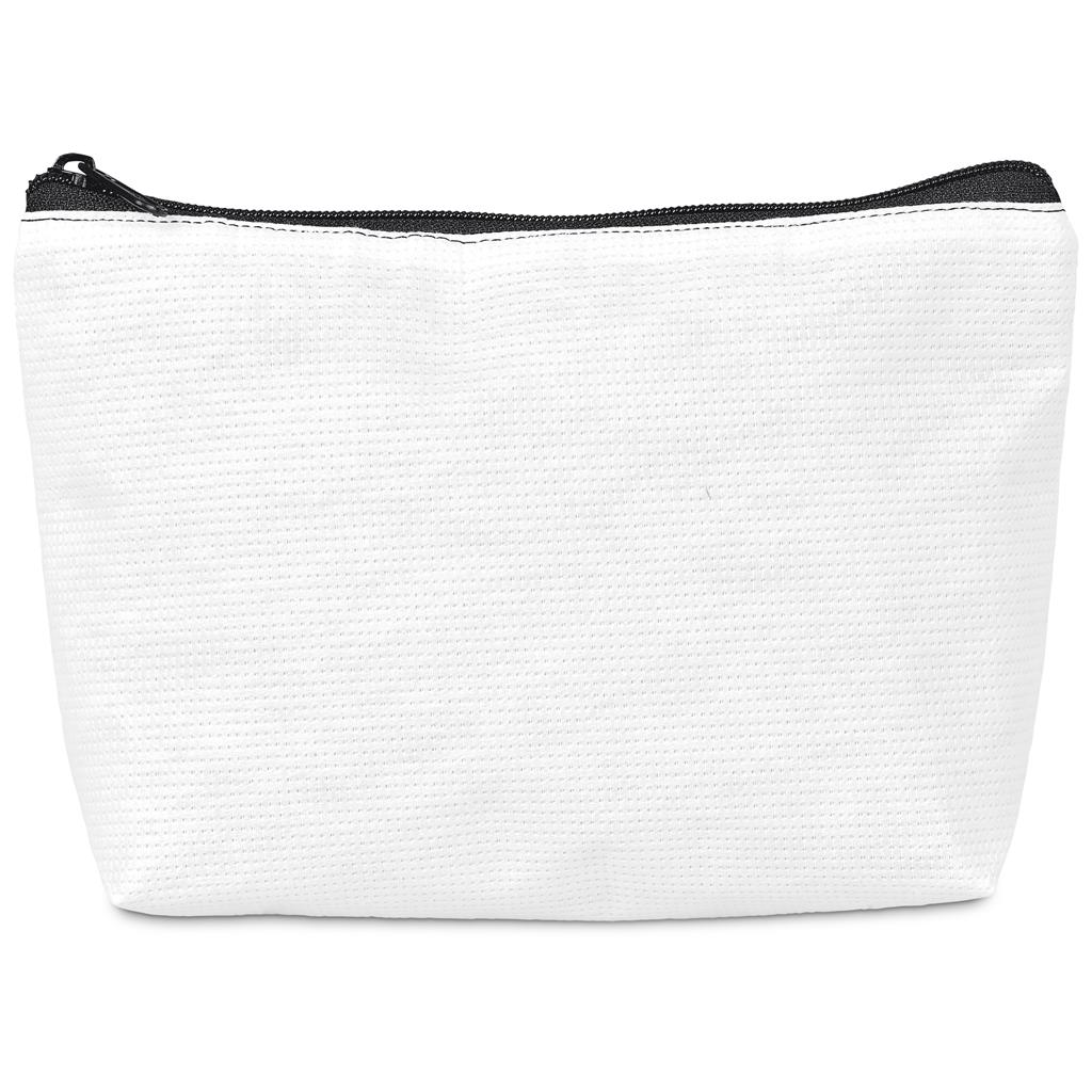 Pre-Production Sample Hoppla Leanne Recycled PET Stitch-Bond Midi Toiletry Bag BLACK