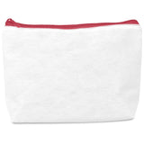 Pre-Production Sample Hoppla Leanne Recycled PET Stitch-Bond Maxi Toiletry Bag RED