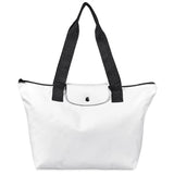 Pre-Production Sample Hoppla Rosebank Polyester Roll-Up Tote Bag BLACK