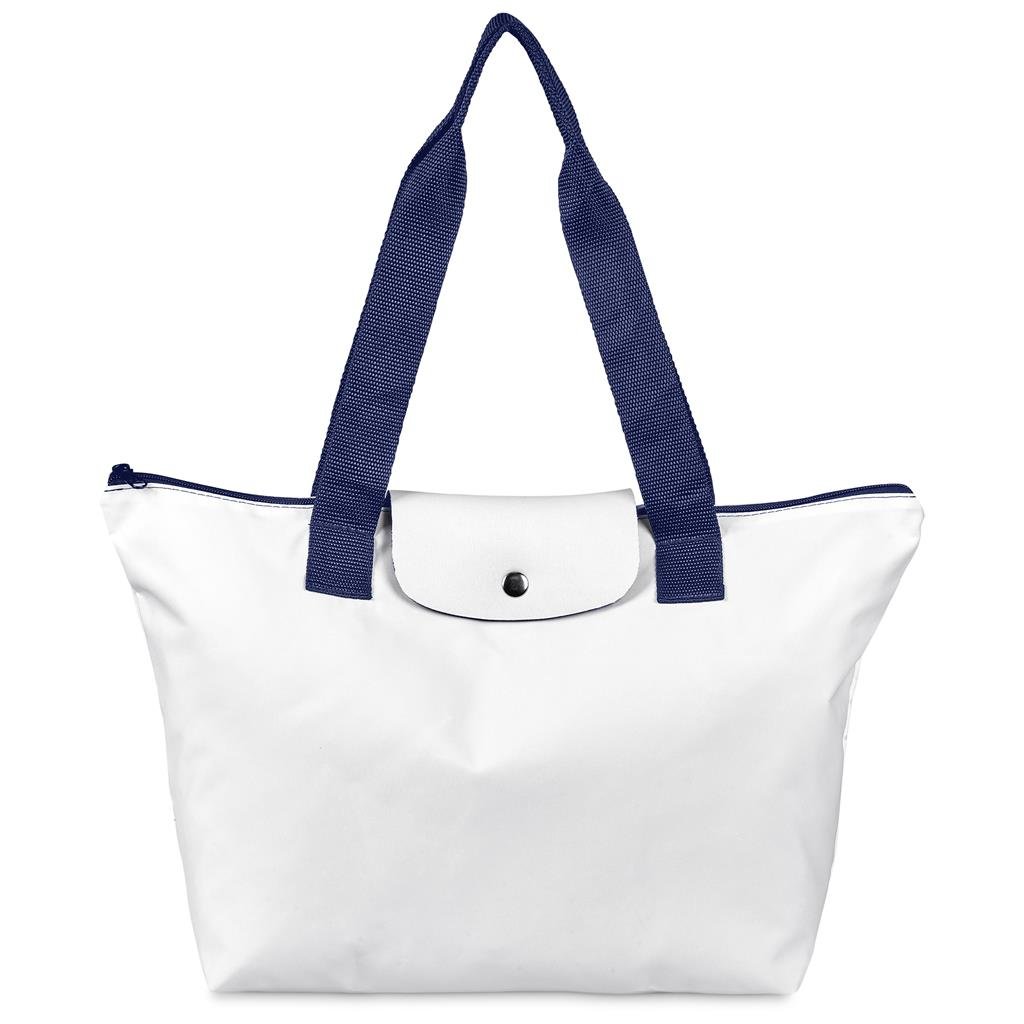 Pre-Production Sample Hoppla Rosebank Polyester Roll-Up Tote Bag NAVY