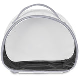 Pre-Production Sample Hoppla Aloe Toiletry Bag With PVC Front Window GREY