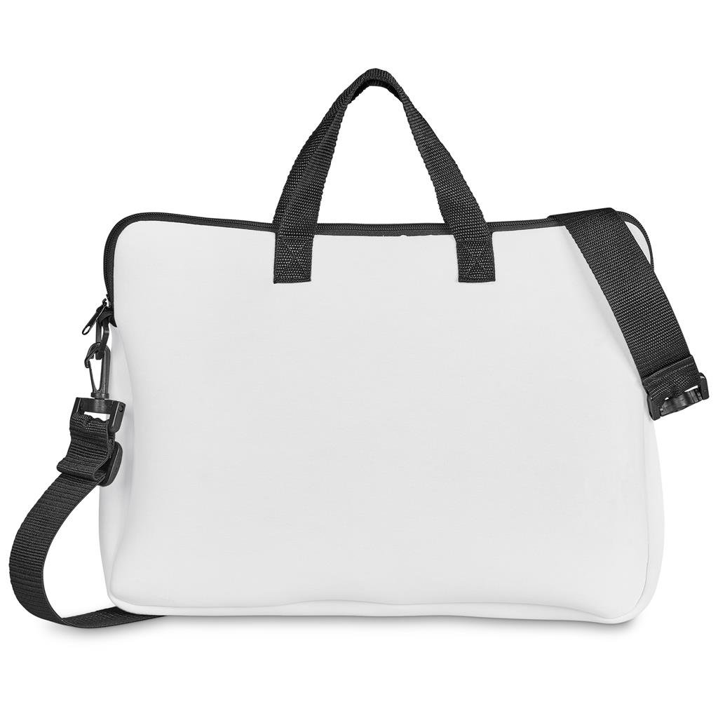 Pre-Production Sample Hoppla Neoprene 15.6-inch Nimbus Laptop Sleeve With Strap BLACK