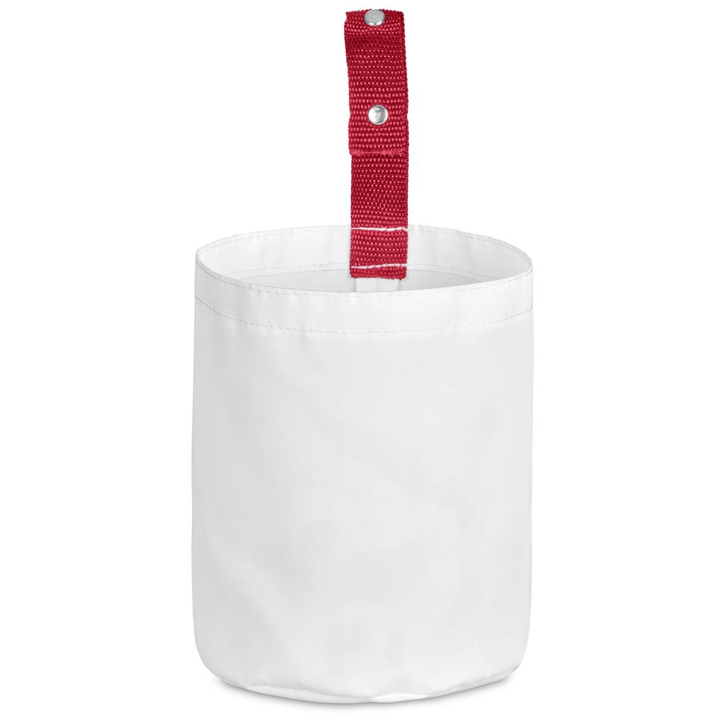 Pre-Production Sample Hoppla Auto Polyester Car Refuse Holder RED