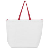 Pre-Production Sample Hoppla Skyline Recycled PET Stitch-Bond Shopper With Zip