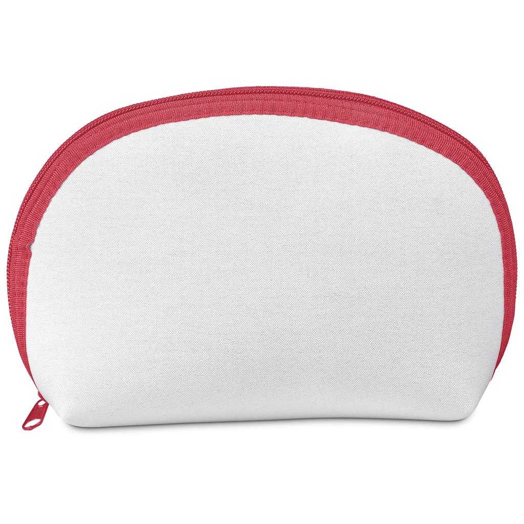 Pre-Production Sample Hoppla Isabella Neoprene Mini Cosmetic Bag RED