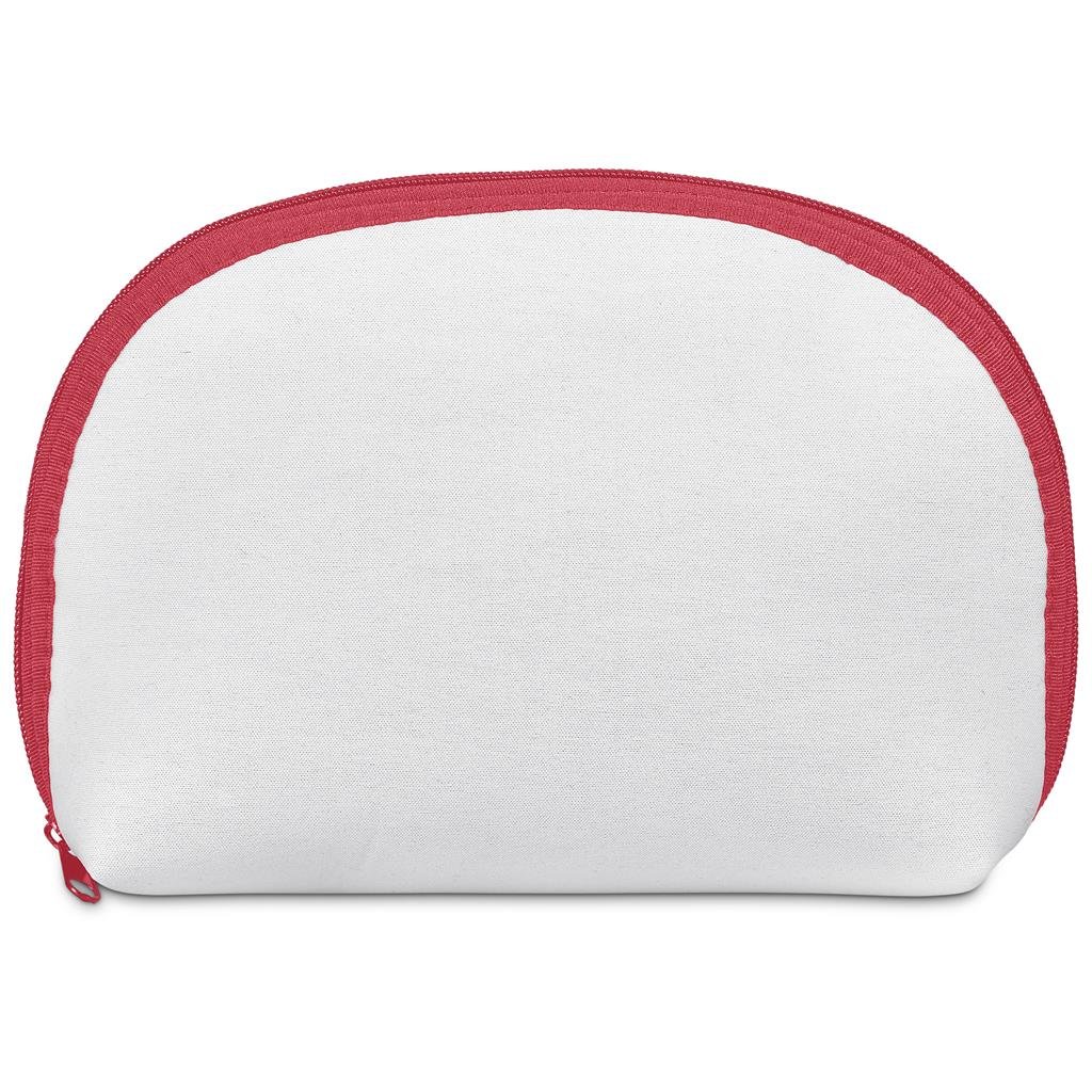 Pre-Production Sample Hoppla Isabella Neoprene Midi Cosmetic Bag RED