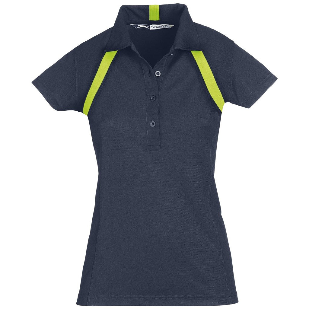 Ladies Jebel Golf Shirt - Navy Lime NAVY LIME
