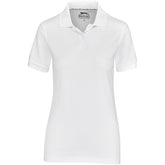 Ladies Crest Golf Shirt WHITE