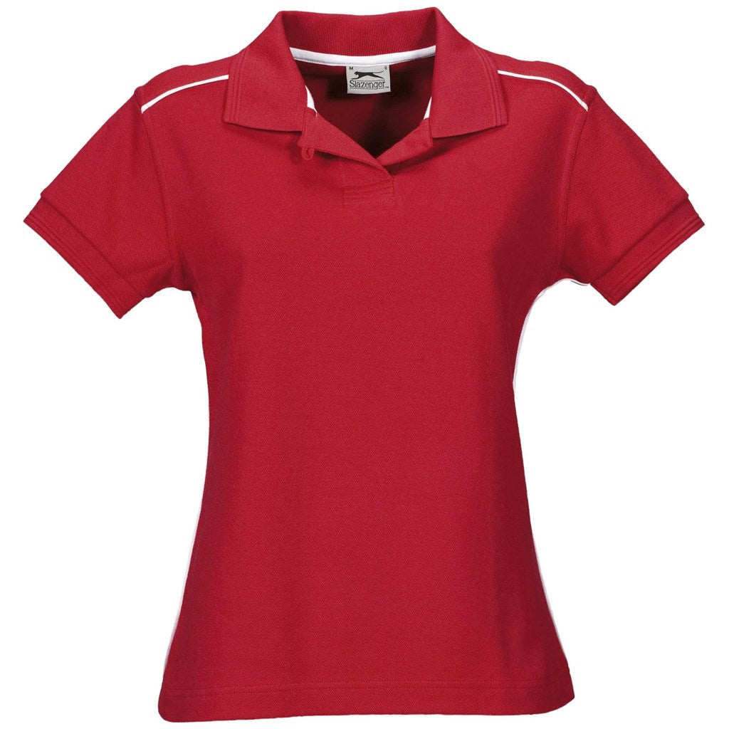 Ladies Backhand Golf Shirt - Red RED