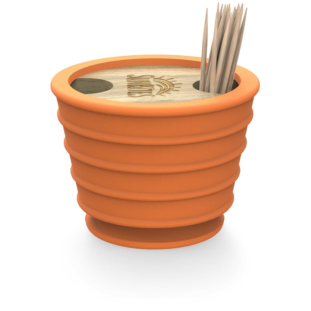 Andy Cartwright Toothpick Holder & Dispenser ORANGE