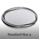 Size 5, Rugby Ball – (Silver & Black)