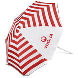 Serendipio Tanereef Stripe Beach Umbrella RED