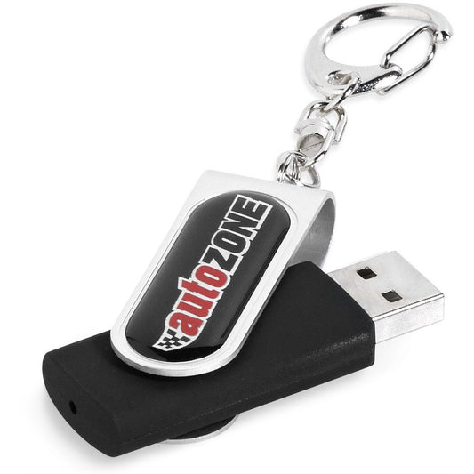Atlanta Flash Drive Keyholder - 8GB 8GB BLACK