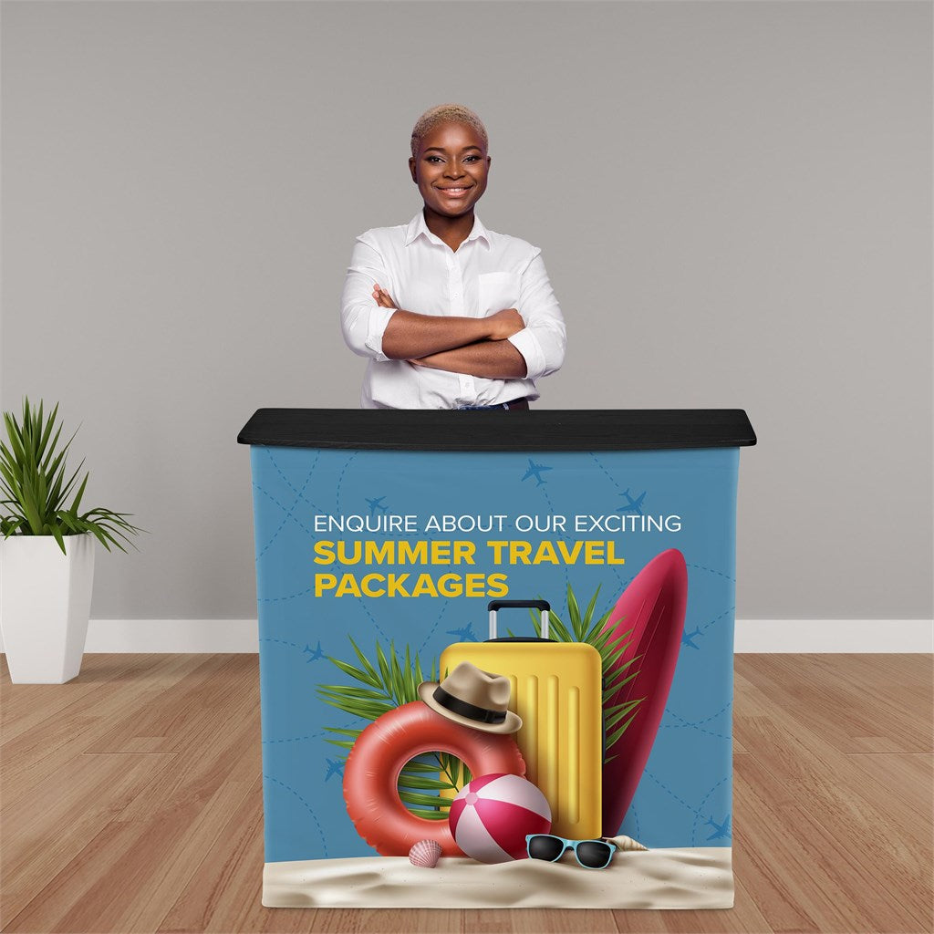 Pop Up Fabric Counter