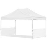 Coated Steel Sublimated Gazebo 4.5m x 3m - 2 Short Half-Wall Skins