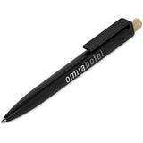 Altitude Tickit Recycled Plastic & Bamboo Ball Pen BLACK