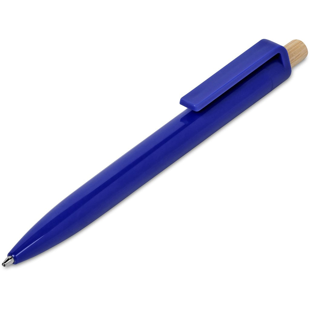 Altitude Tickit Recycled Plastic & Bamboo Ball Pen BLUE