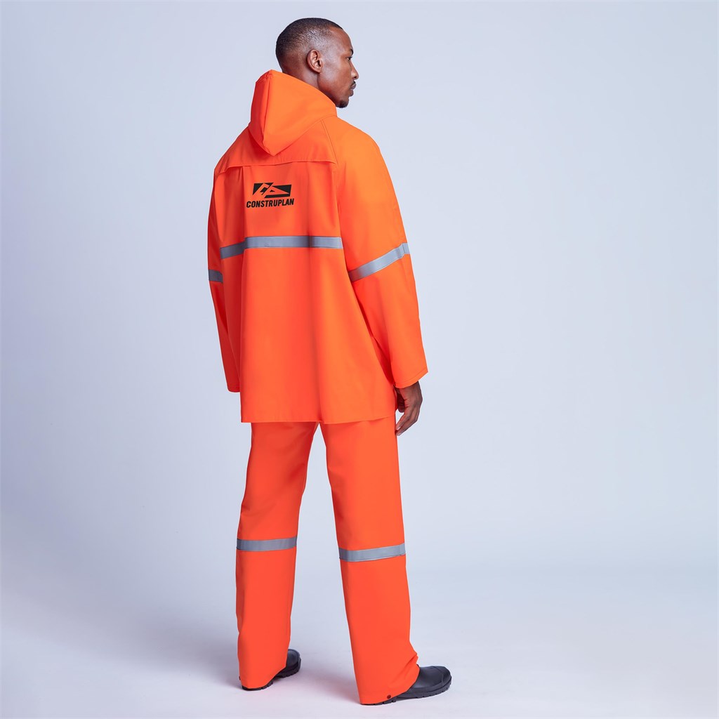 Light Duty Tornado Hi-Viz Reflective Rubberised Rainsuit - Yellow