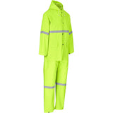Light Duty Tornado Hi-Viz Reflective Rubberised Rainsuit - Yellow