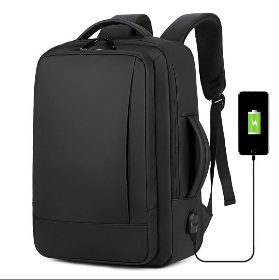 FocusBags 15.6inch Laptop USB Charging Travelling Waterproof Backpack