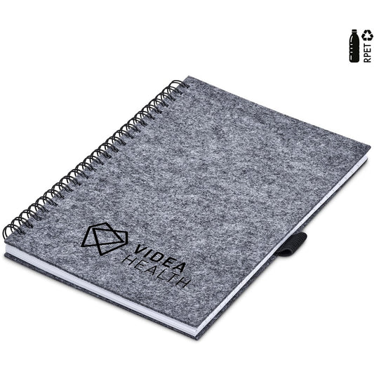 Okiyo Fuji Recycled PET Felt A5 Spiral Notebook