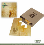 Wooden Puzzle Coaster with Engraving