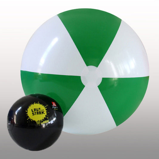 1,2m Beach Balls – .Green & White
