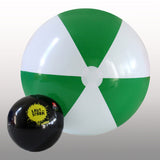 1,2m Beach Balls – .Green & White