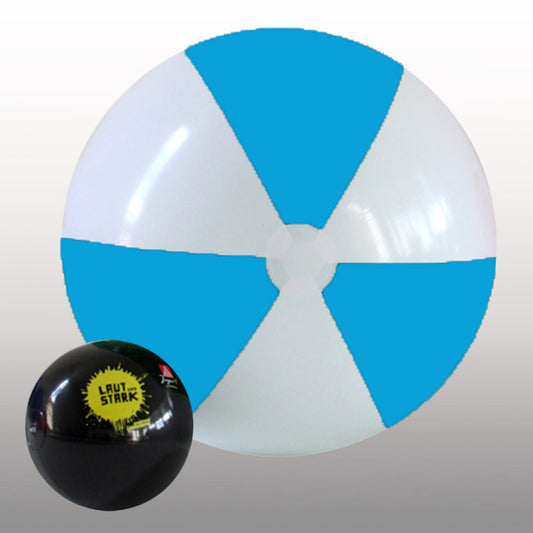 1,2m Beach Balls – .Light Blue & White