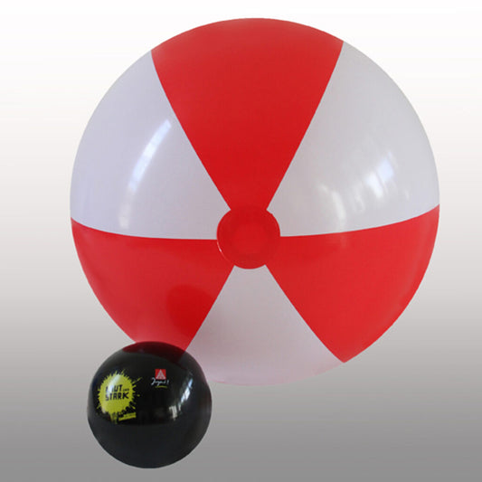 1,2m Beach Balls –. Red & White