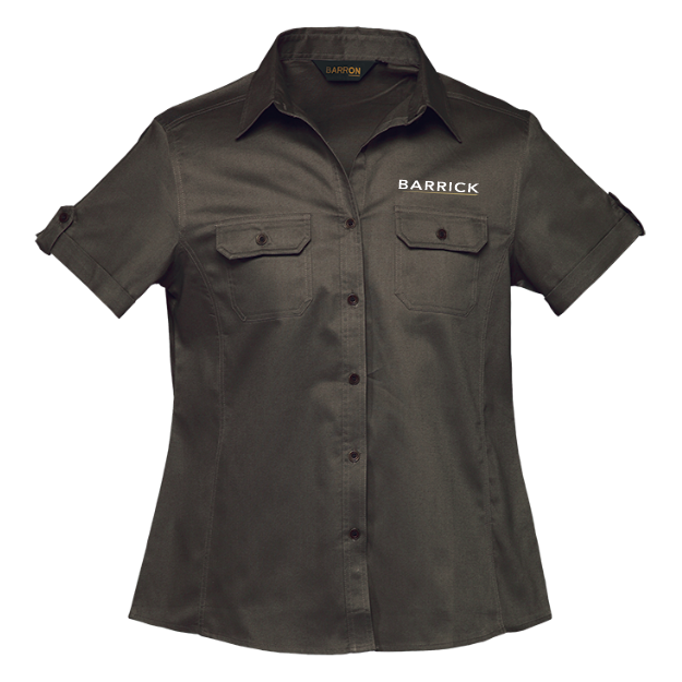 Plain Bush Shirt Ladies - Safari 4XL